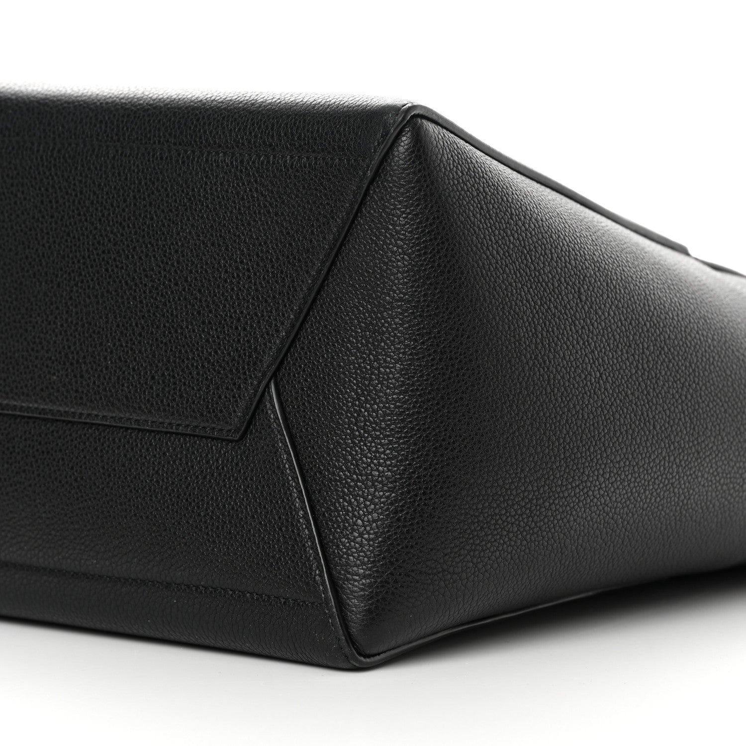 Celine Soft Grained Calfskin Sangle Bucket Bag Black 10 of 13