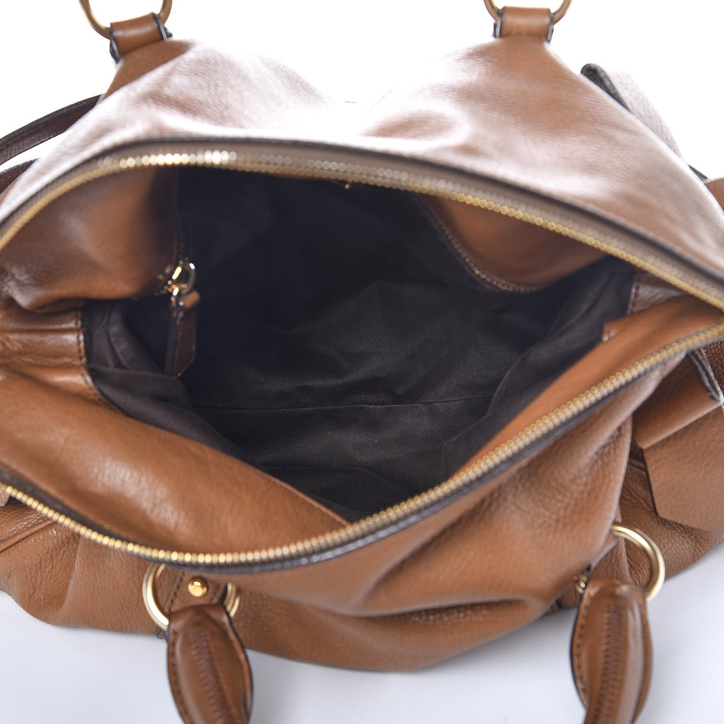 Vitello Medium Bow Bag Brown