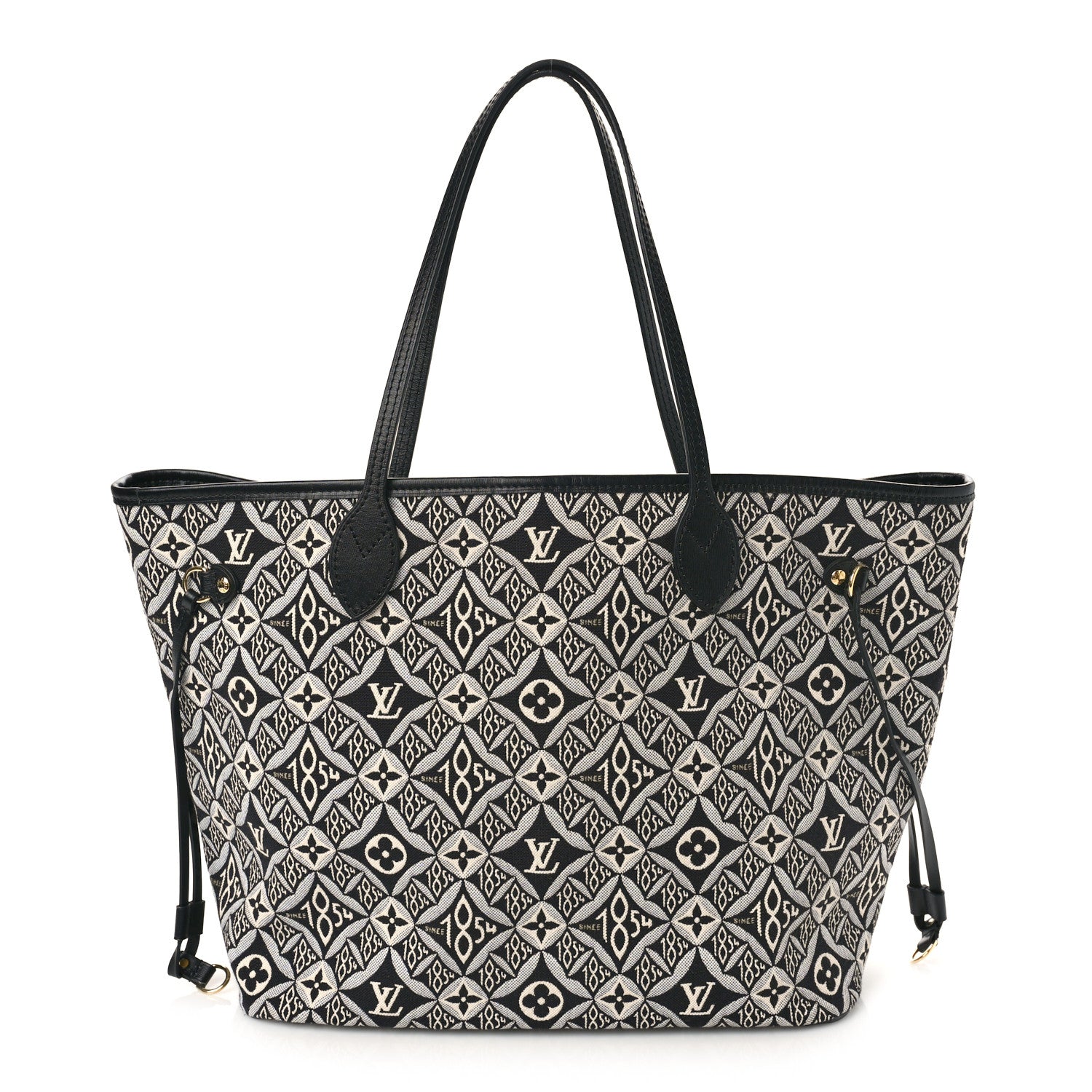 Louis Vuitton Jacquard Since 1854 Neverfull MM Grey 1 of 8