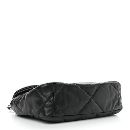 Chanel Goatskin Quilted Medium Chanel 19 Flap Black 4 of 9