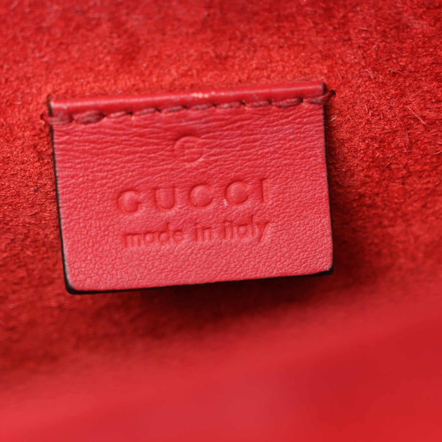 GG Supreme Monogram Mini Dionysus Shoulder Bag Hibiscus Red