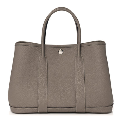 Hermes Vache Country Garden Party 30 TPM Gris Asphalte 1 of 9