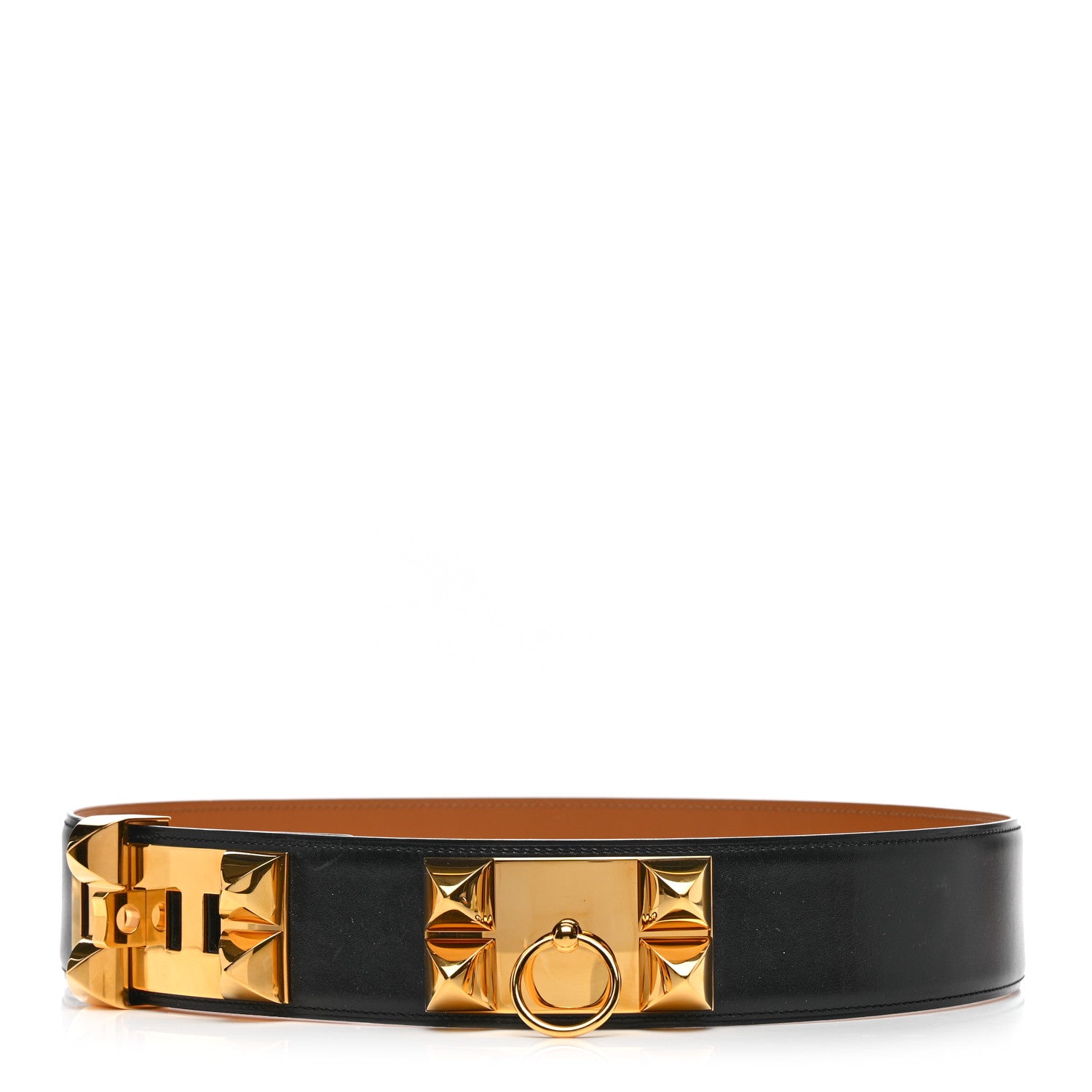 Hermes Box Collier De Chien CDC Belt 85 Black 1 of 5