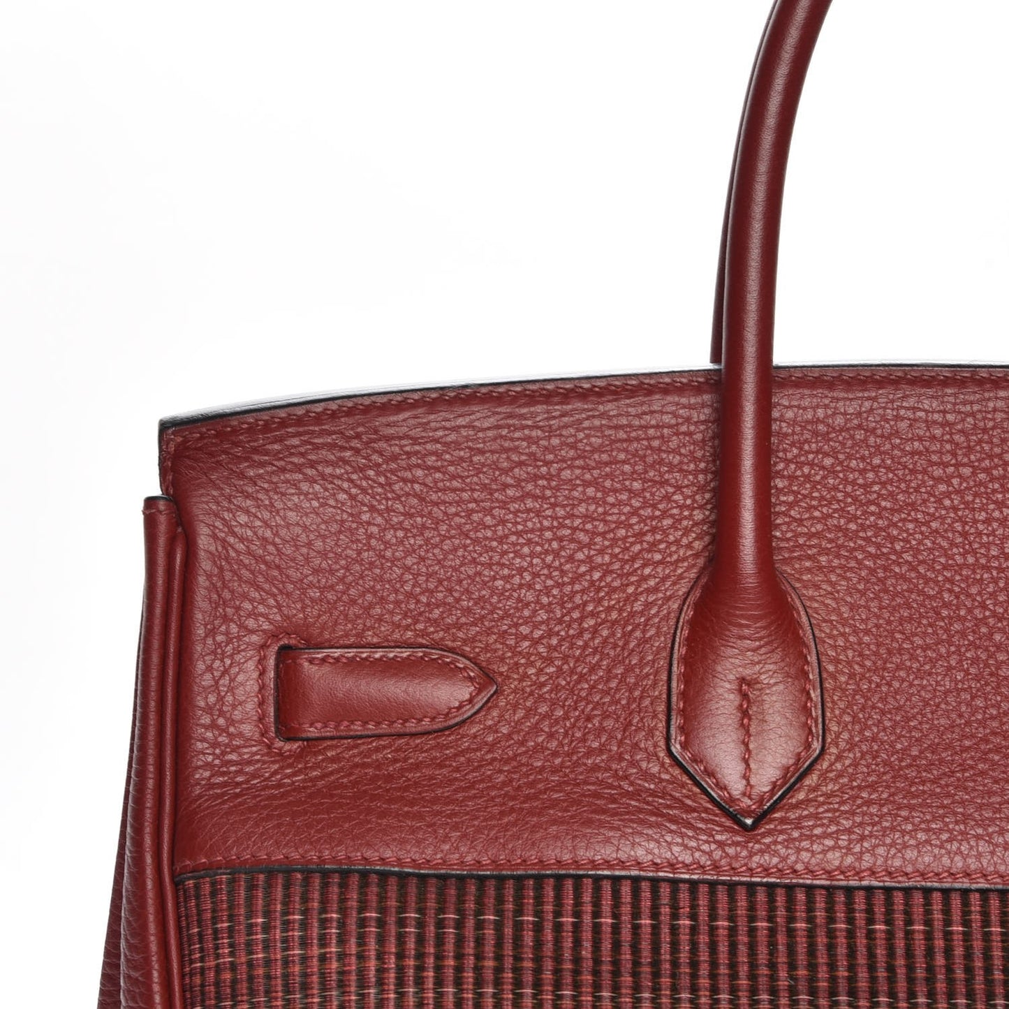 Taurillon Clemence Crinoline Birkin 35 Rouge H