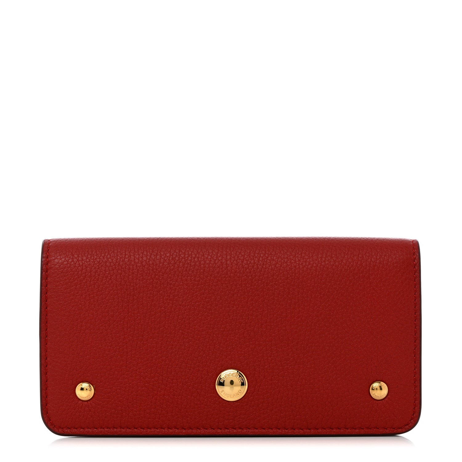 Burberry Marais Calfskin Rowe Continental Wallet Dark Carmine 1 of 10