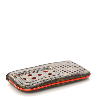 Louis Vuitton Monogram Perforated Key Pouch Orange 4 of 8