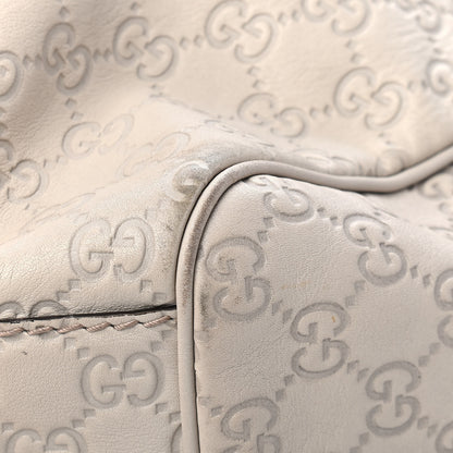 Gucci Guccissima Large Sukey Tote Mystic White 9 of 10