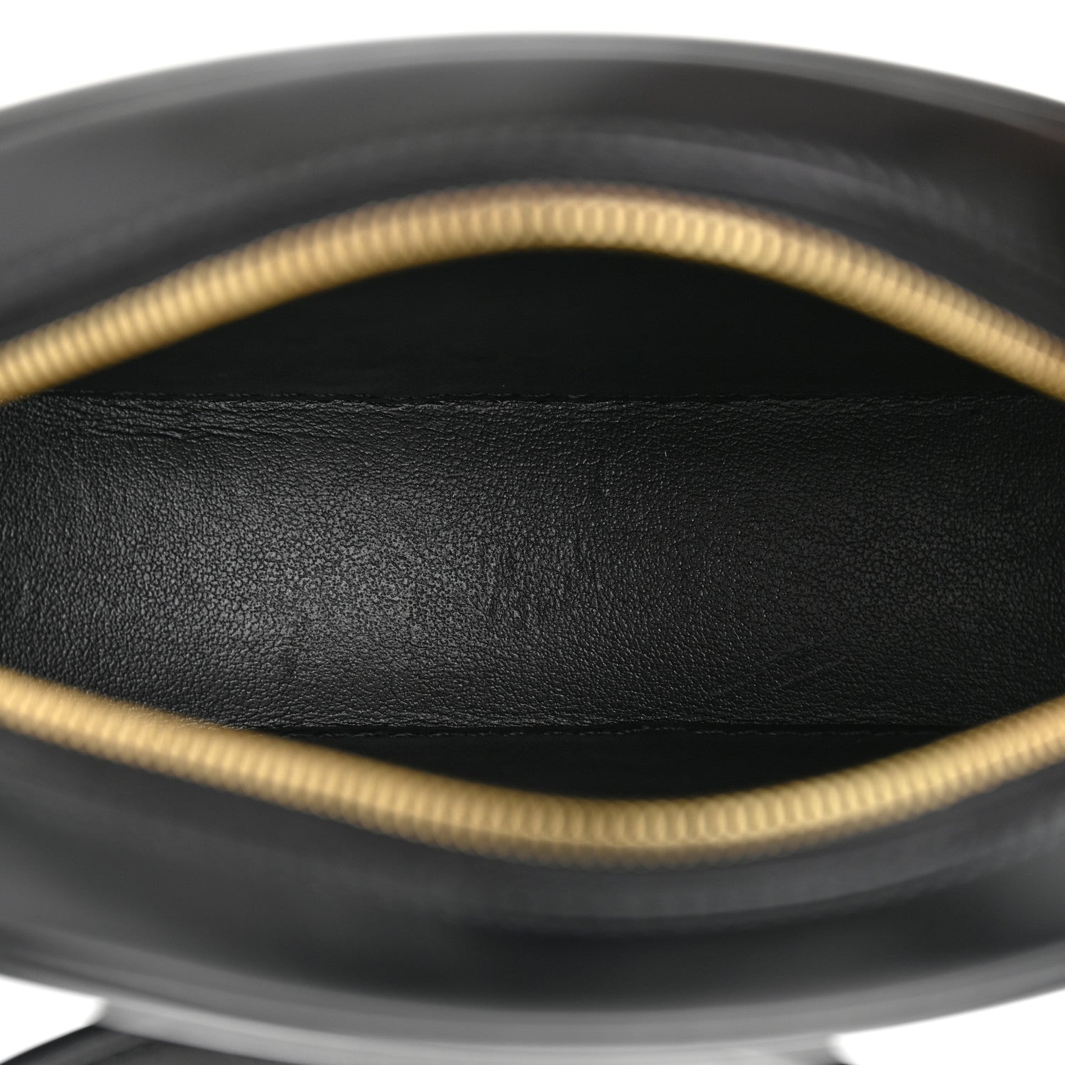 Celine Smooth Calfskin Cuir Triomphe Oval Bag Black 11 of 11