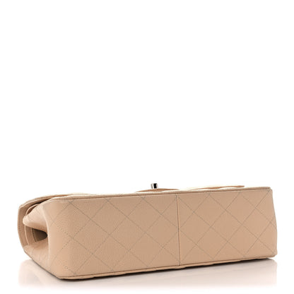 Chanel Caviar Quilted Jumbo Double Flap Beige 4 of 14