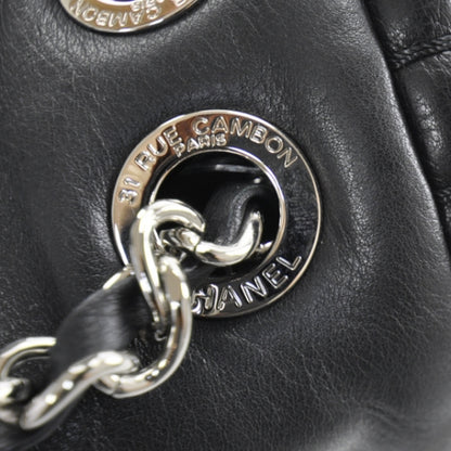 Chanel Calfskin On the Bund Medium Flap Black 10 of 15