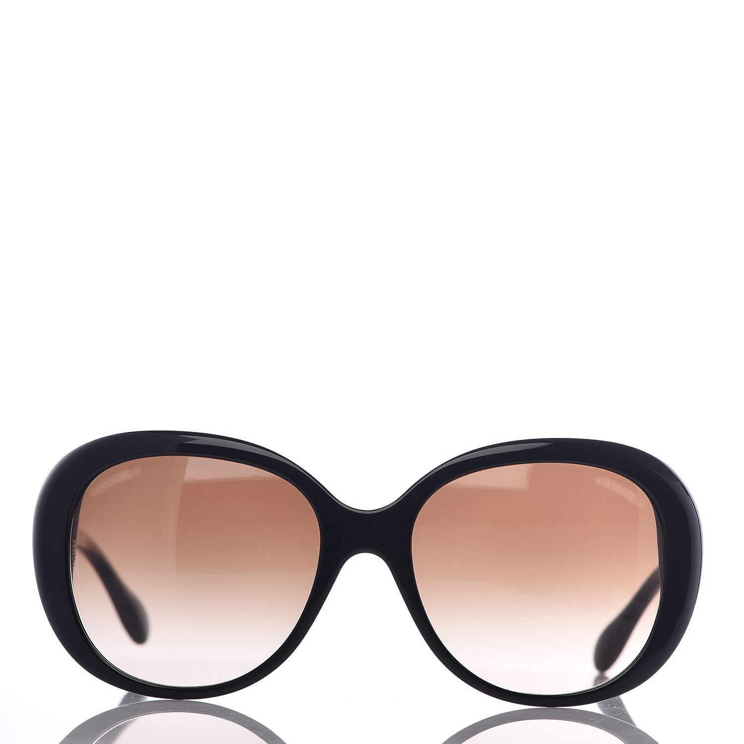 Chanel Signature Oval Sunglasses 5312 Black 2 of 7