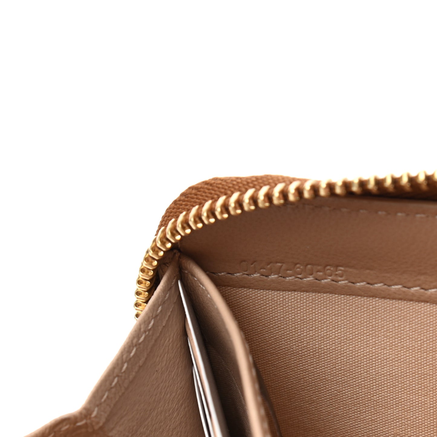 Calfskin Hudson Zip Around Wallet Caramel