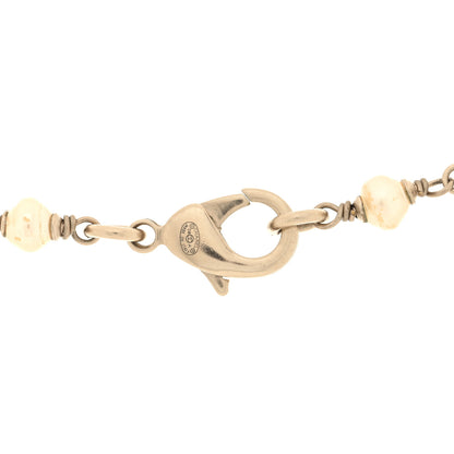 Chanel Pearl CC Long Necklace Light Gold 4 of 4