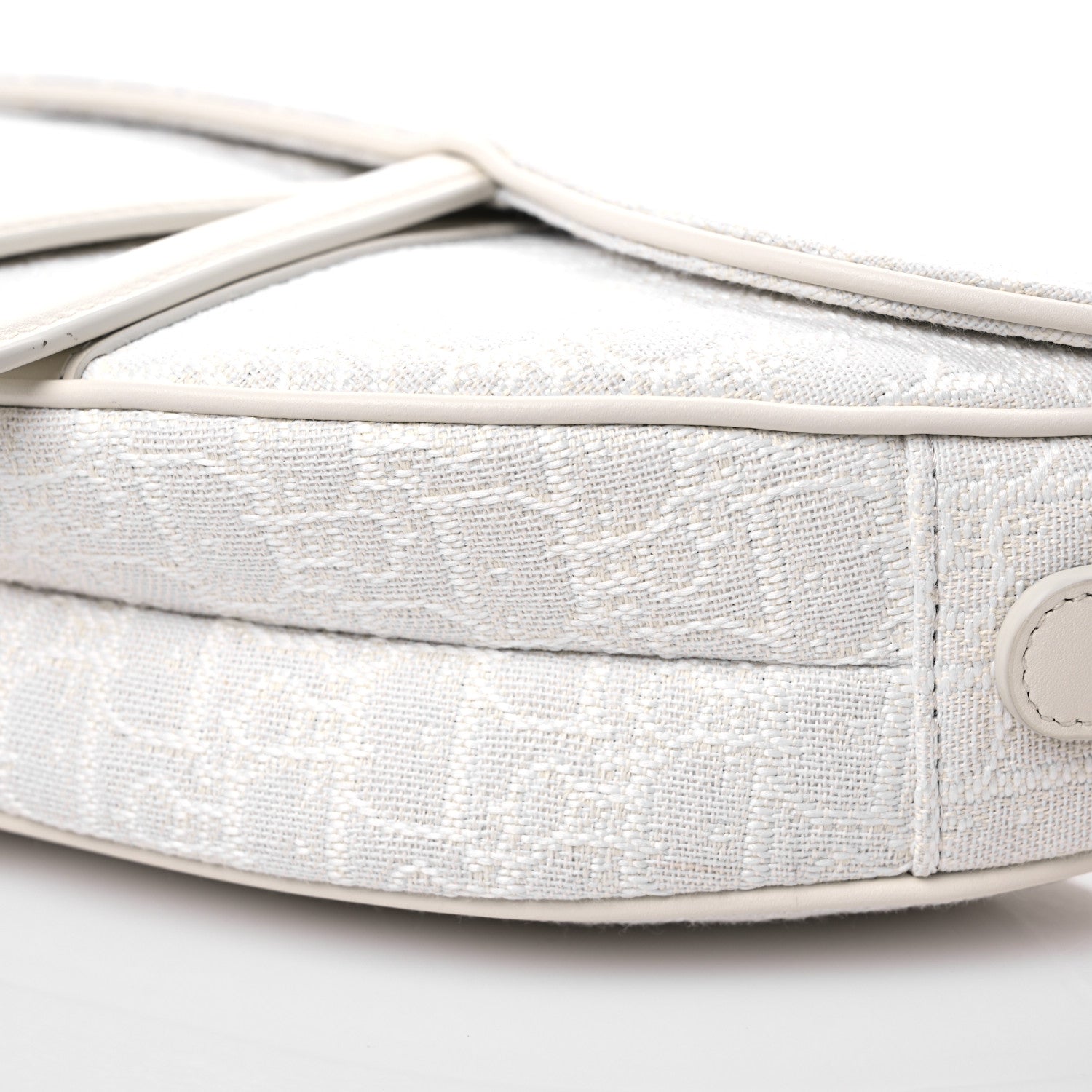 Christian Dior Oblique Saddle Bag White 8 of 8