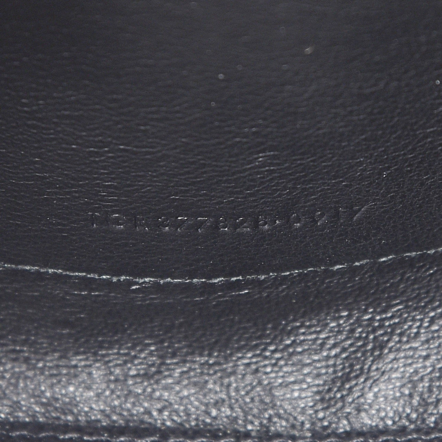 Saint Laurent Grain De Poudre Matelasse Chevron Monogram Chain Wallet Black 8 of 8