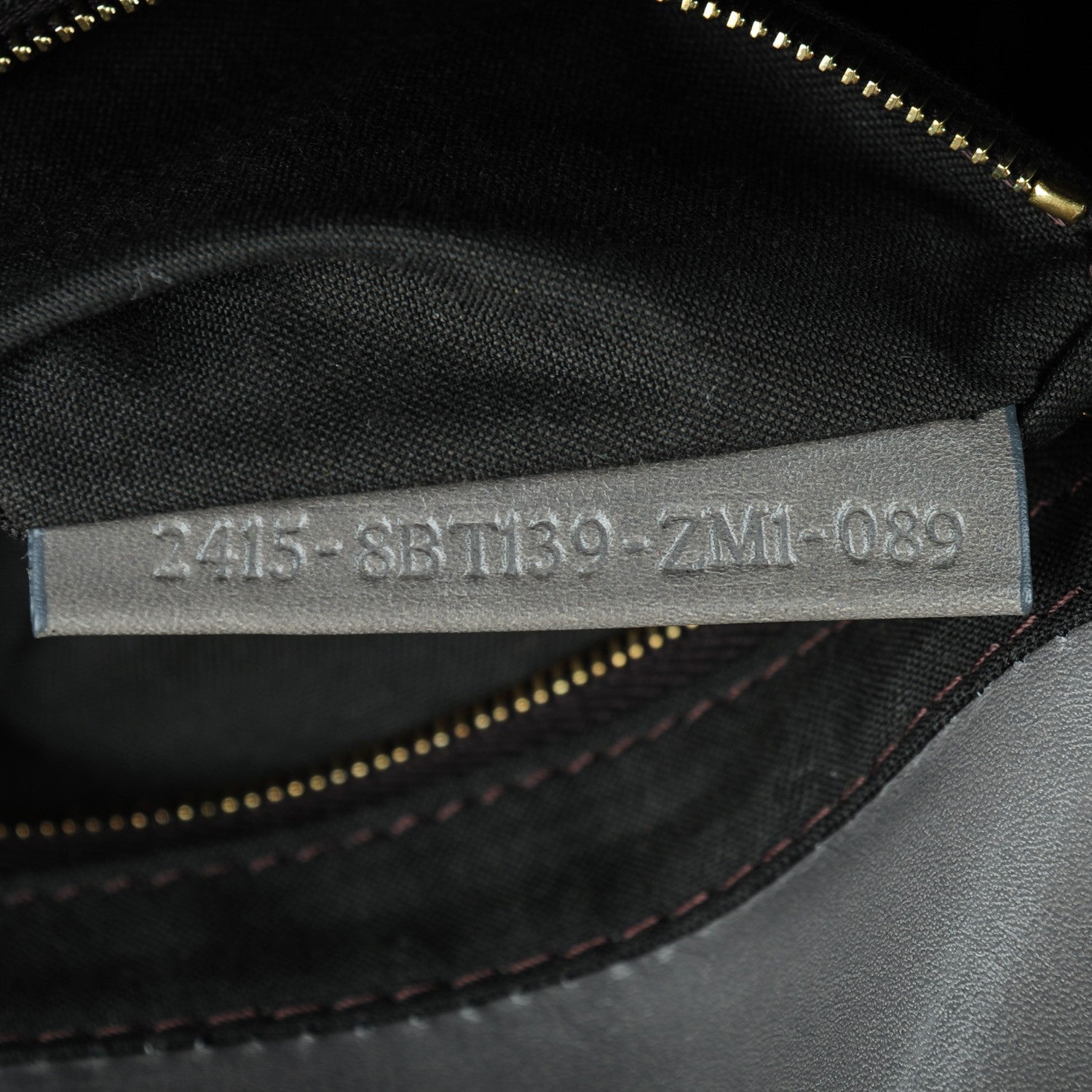Fendi Vitello Acqua Maxi Baguette Bag Grigio Scuro 7 of 7