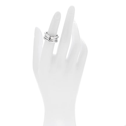 Bulgari 18K White Gold B.Zero1 Three-Band Ring 51 5.75 2 of 6