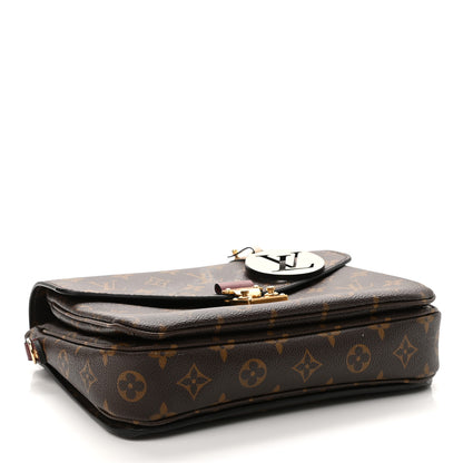Louis Vuitton Monogram Braided Pochette Metis Safran 4 of 10