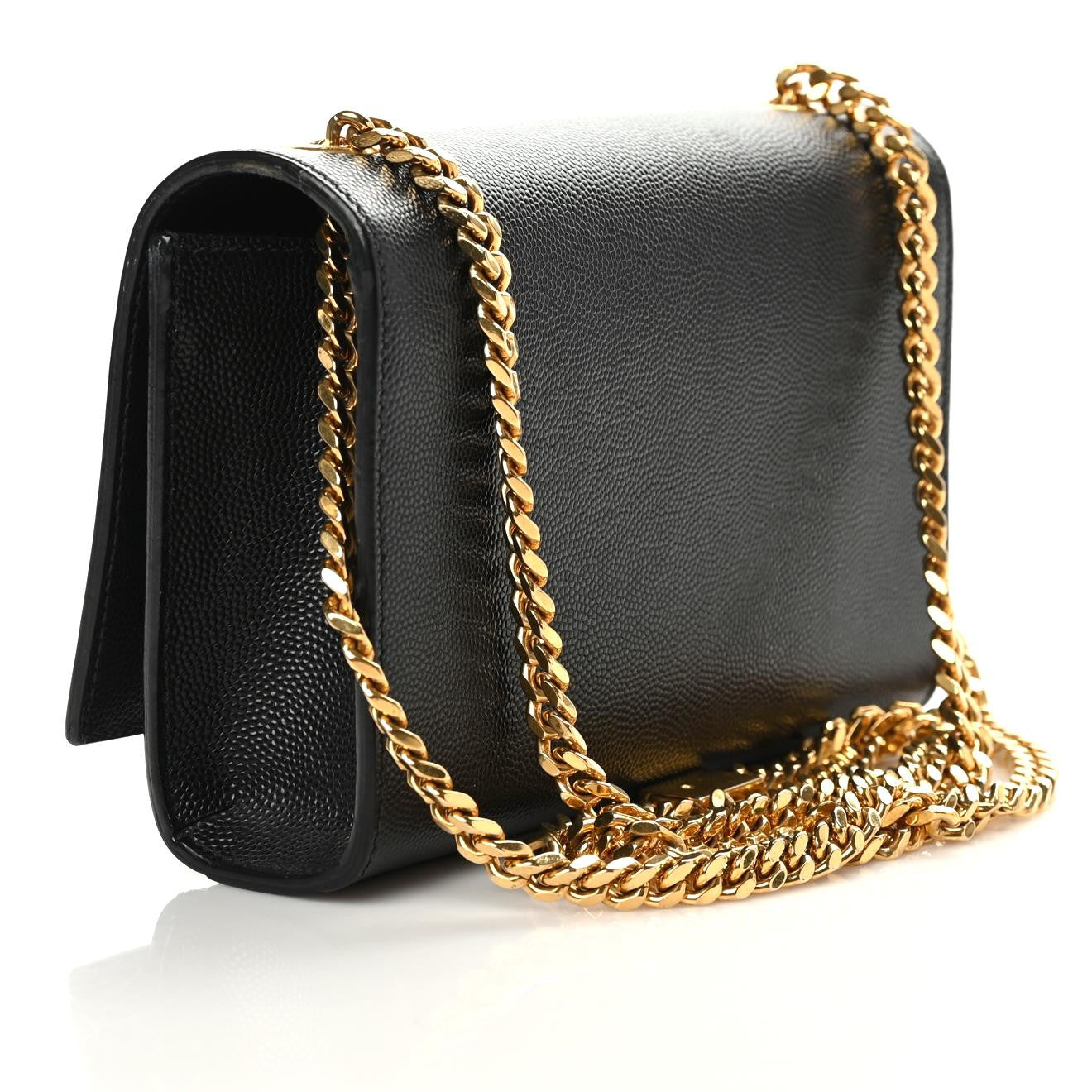 Grain De Poudre Small Monogram Kate Satchel Black