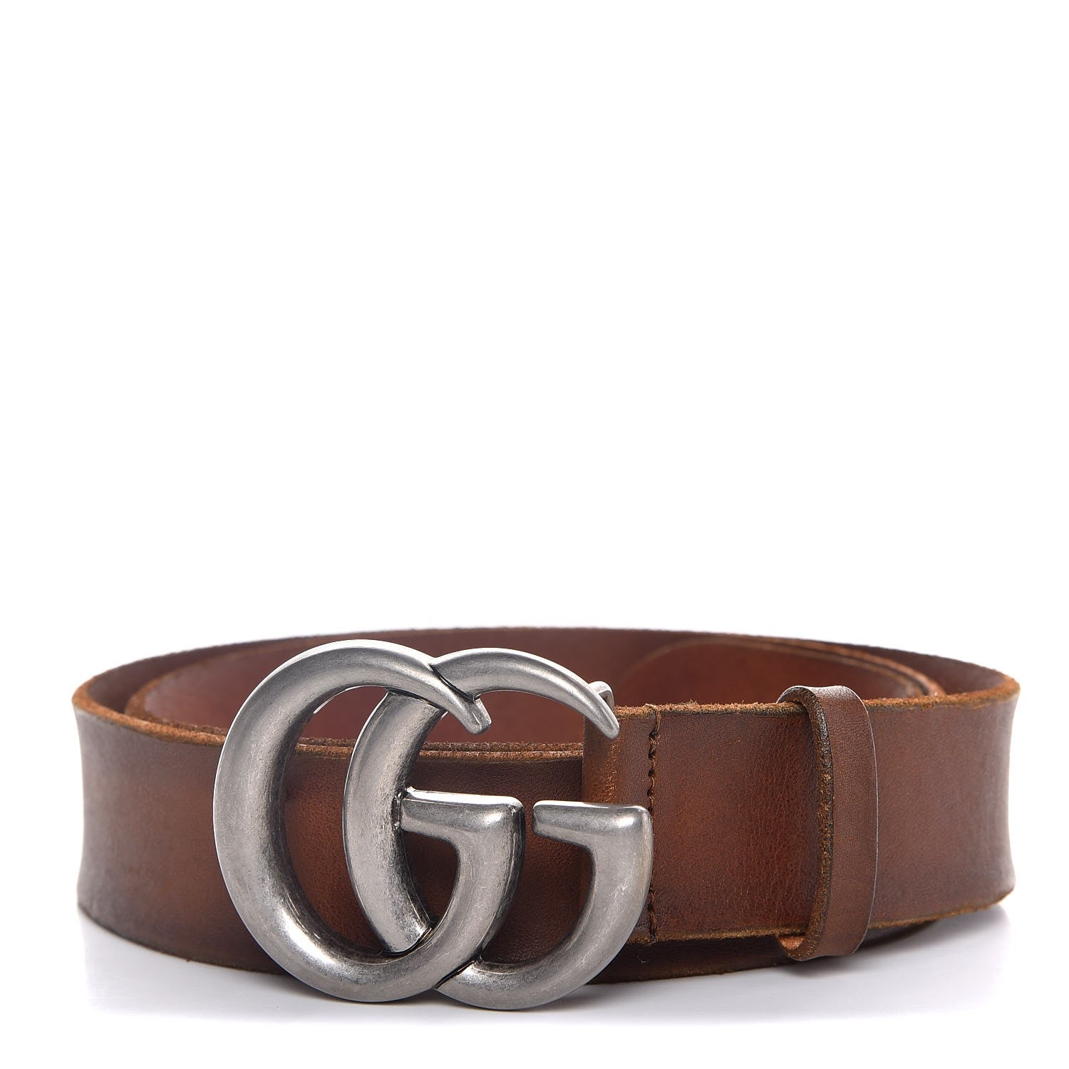 Gucci Faded Calfskin Double G 40mm Belt 110 44 Cuir 1 of 6