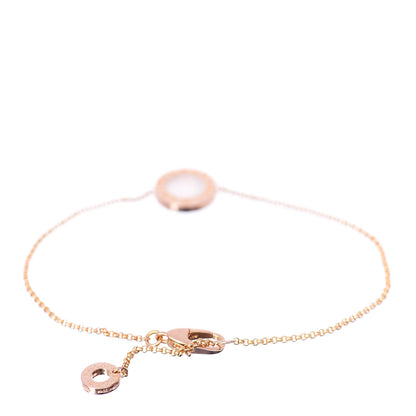 Bulgari 18K Rose Gold Mother of Pearl BVLGARI BVLGARI Chain Bracelet 3 of 4