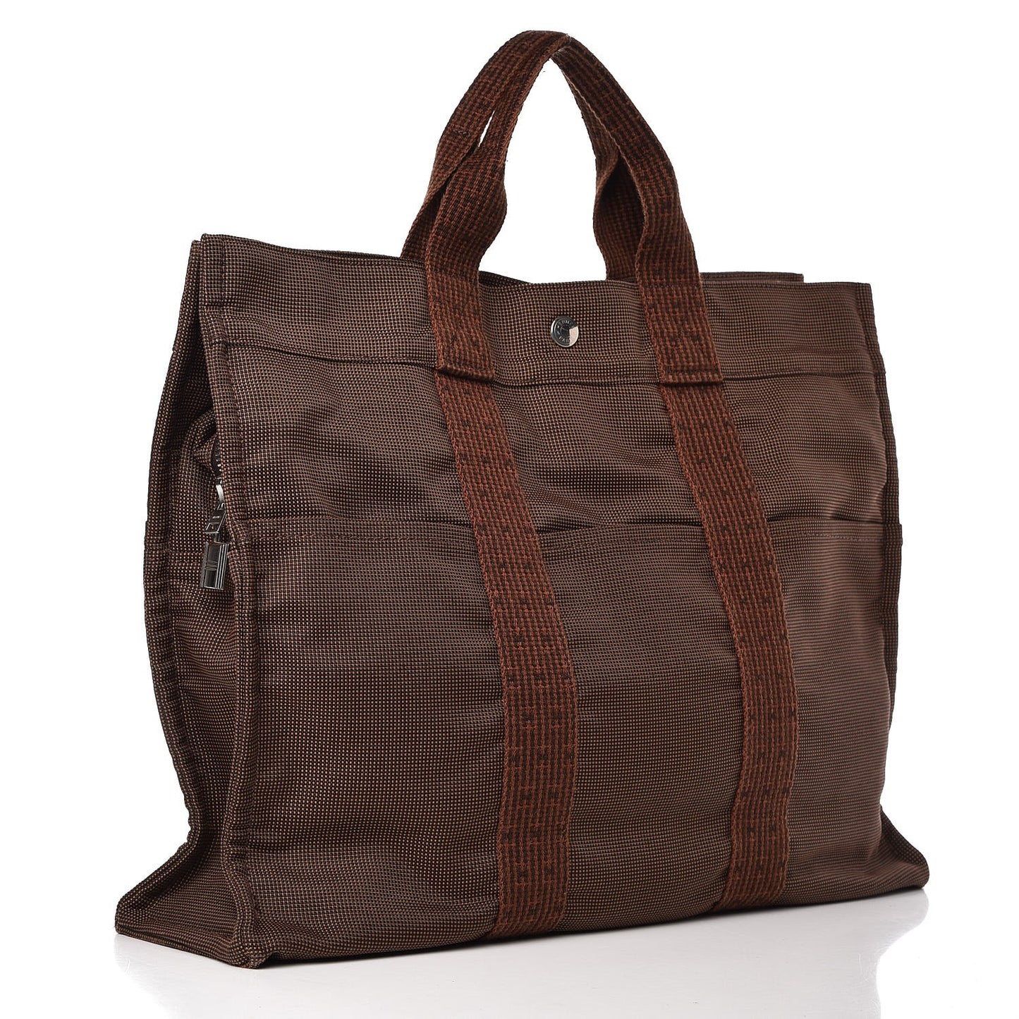 Canvas Herline MM Tote Brown