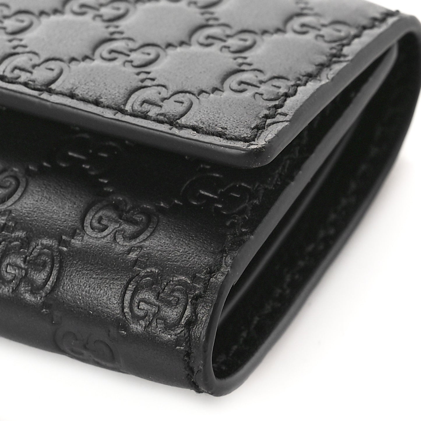 Microguccissima 6 Key Holder Case Black