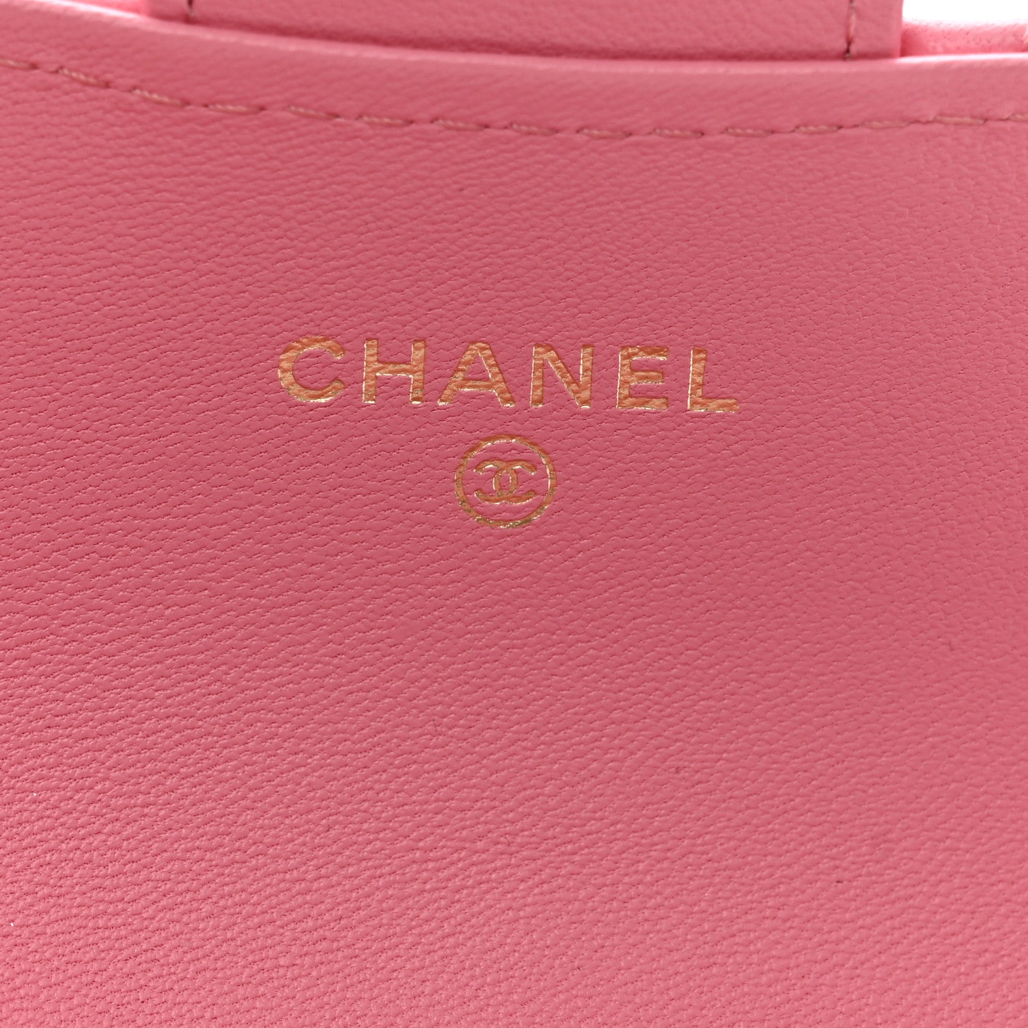 Chanel Lambskin Quilted Flap Card Holder Wallet Pink 6 of 8