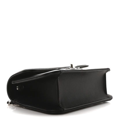 Chanel Lambskin Calfskin Mini Chocolate Bar Flap Bag White Black 4 of 10