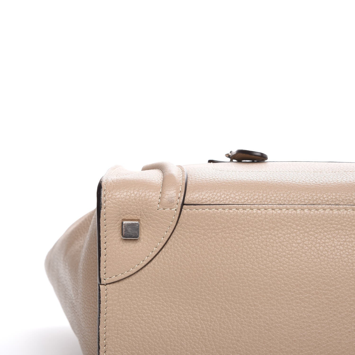 Celine Drummed Calfskin Mini Luggage Dune 11 of 14