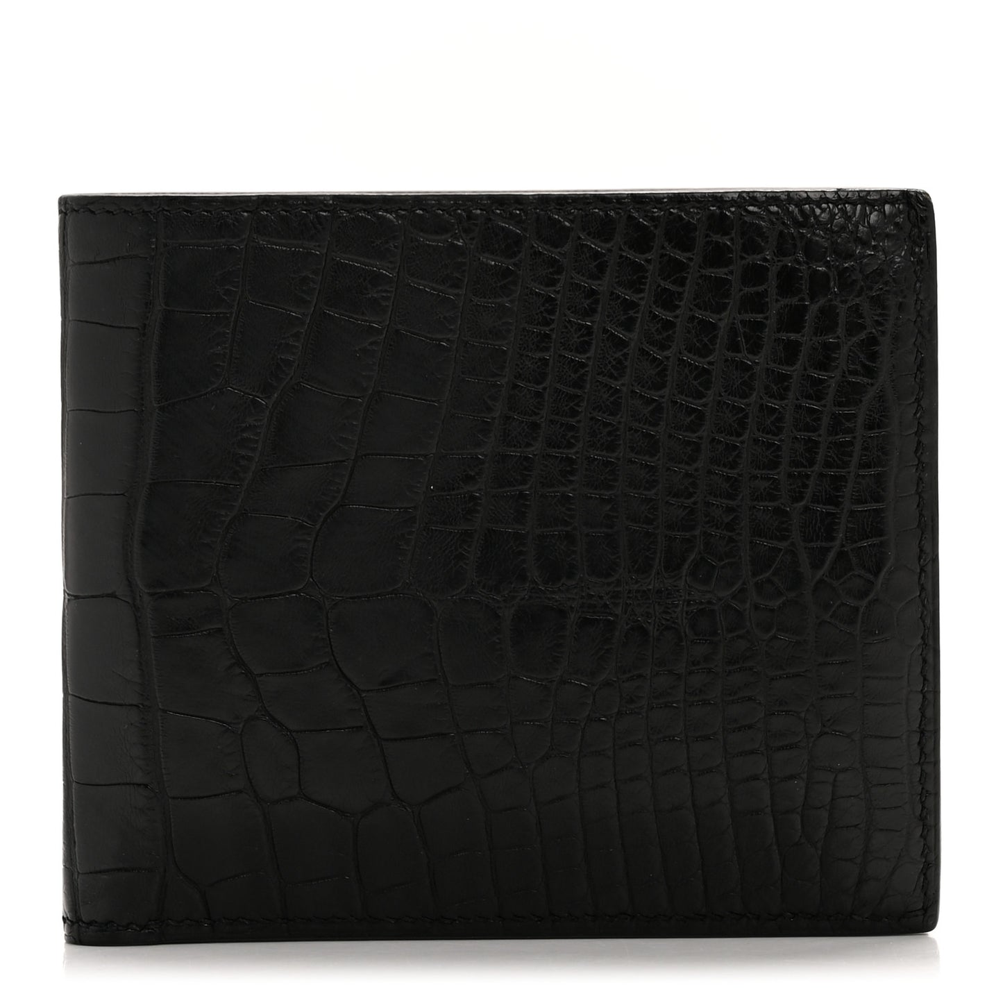 Matte Alligator MC2 Copernic Compact Wallet Black