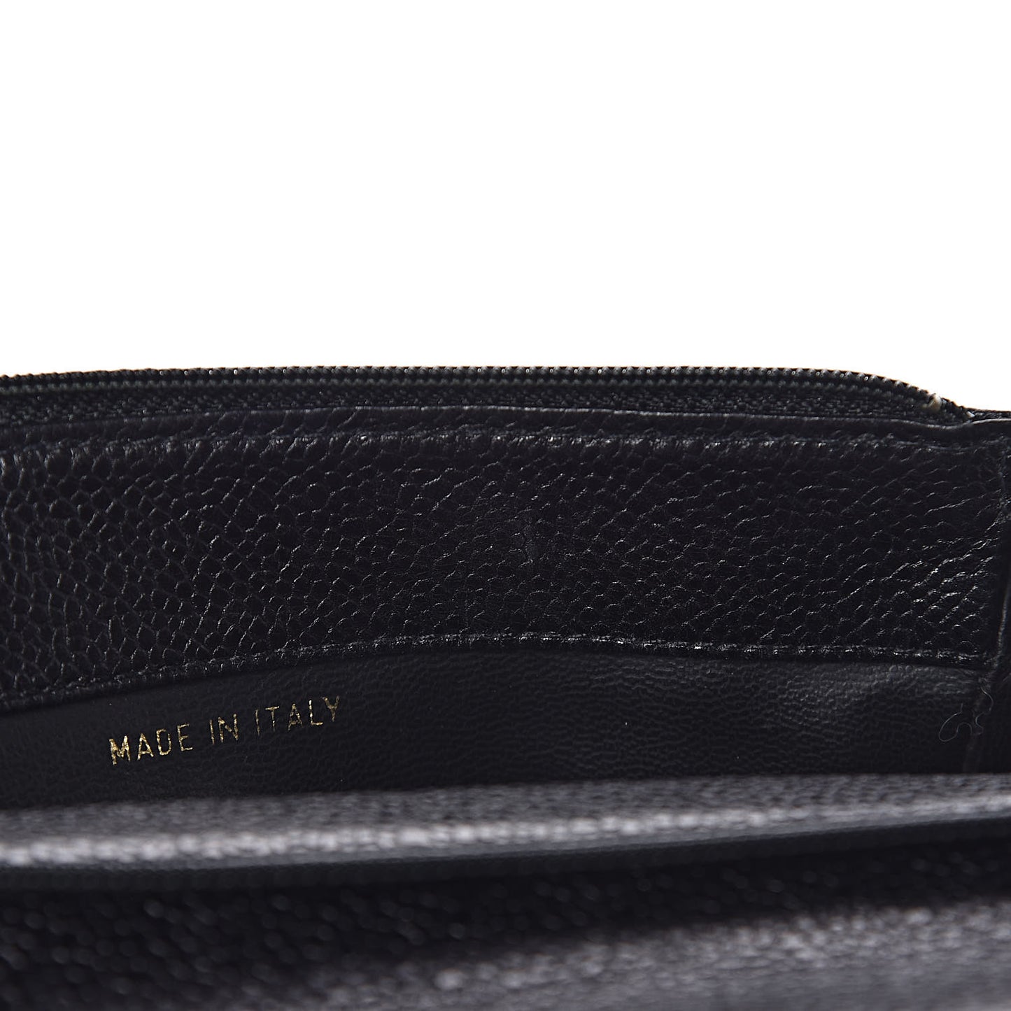 Caviar Timeless CC Flap Pouch Black