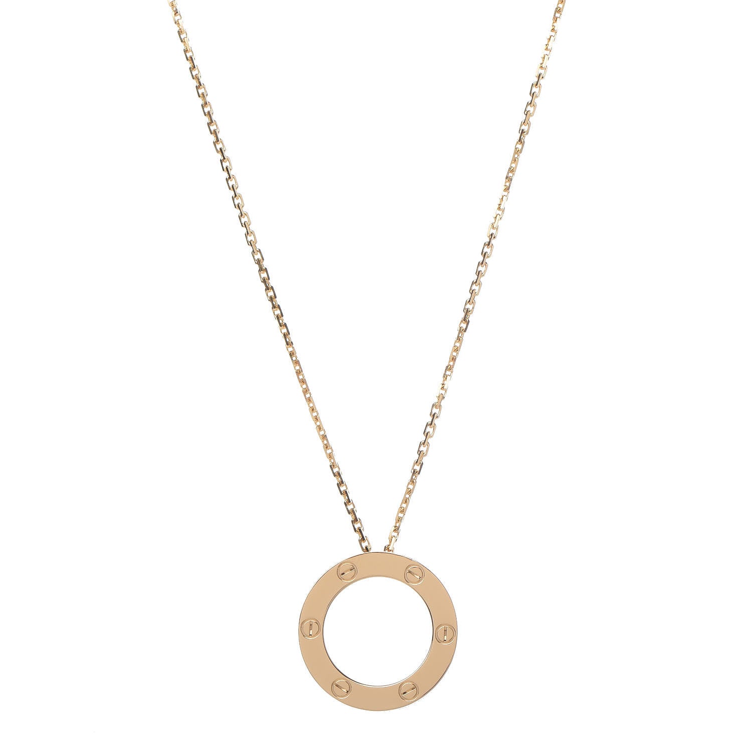 Cartier 18K Yellow Gold LOVE Pendant Necklace 1 of 5