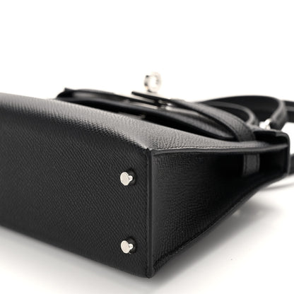Hermes Epsom Mini Kelly Sellier 20 Black 10 of 12