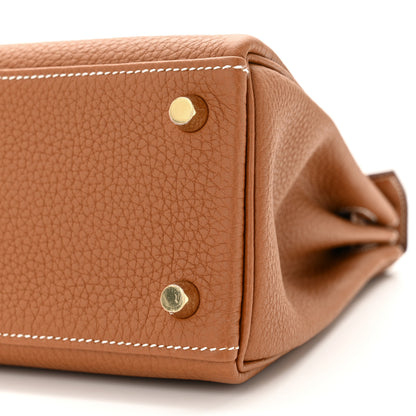 Hermes Togo Kelly Retourne 25 Gold 10 of 10