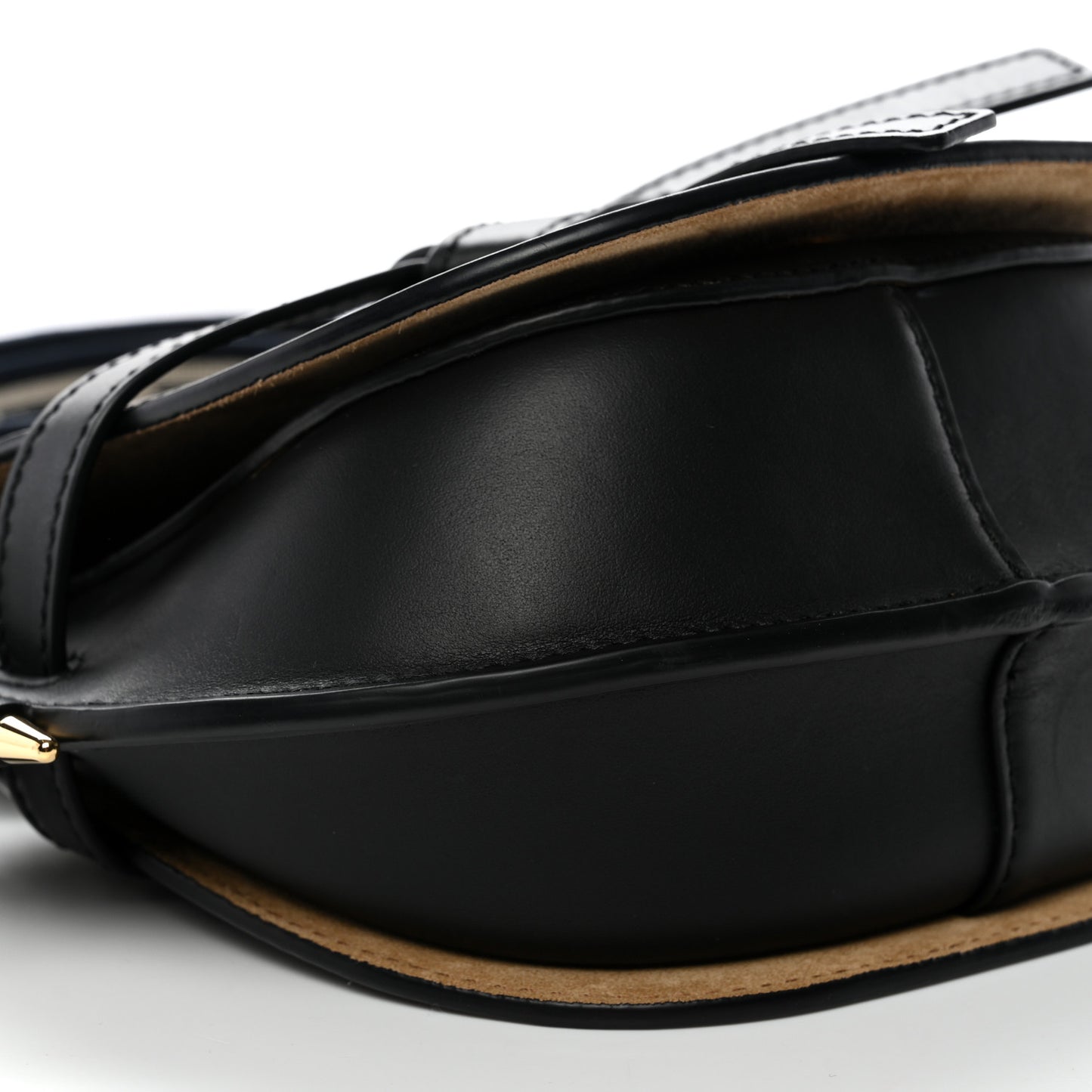 Calfskin Jacquard Mini Gate Dual Bag Black