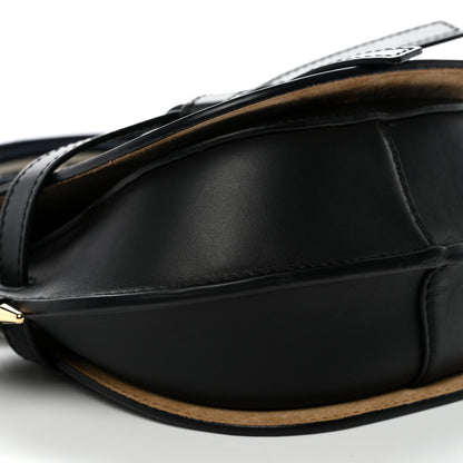 Loewe Calfskin Jacquard Mini Gate Dual Bag Black 8 of 9