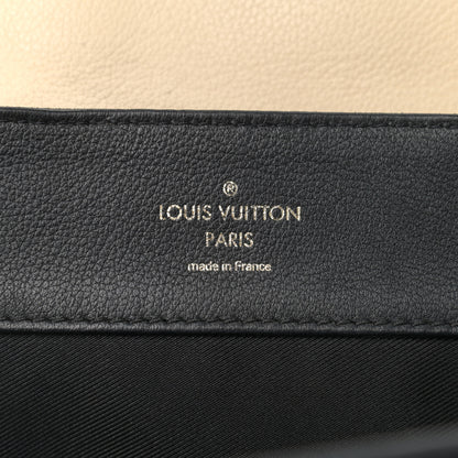 Louis Vuitton Calfskin Lockme MM Vanille Black 7 of 22