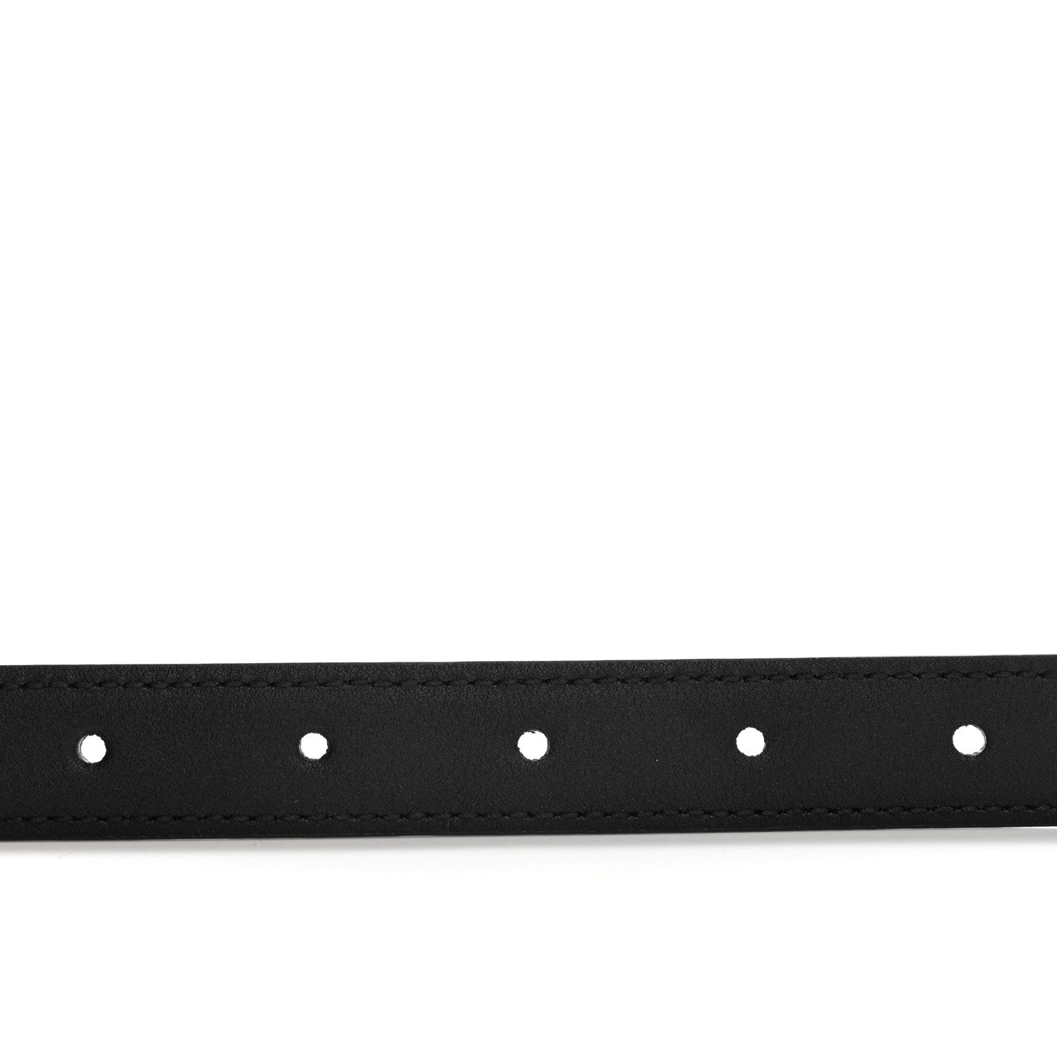 Gucci Plutone Calfskin Gucci Buckle 20mm Thin Belt 115 46 Black 4 of 6