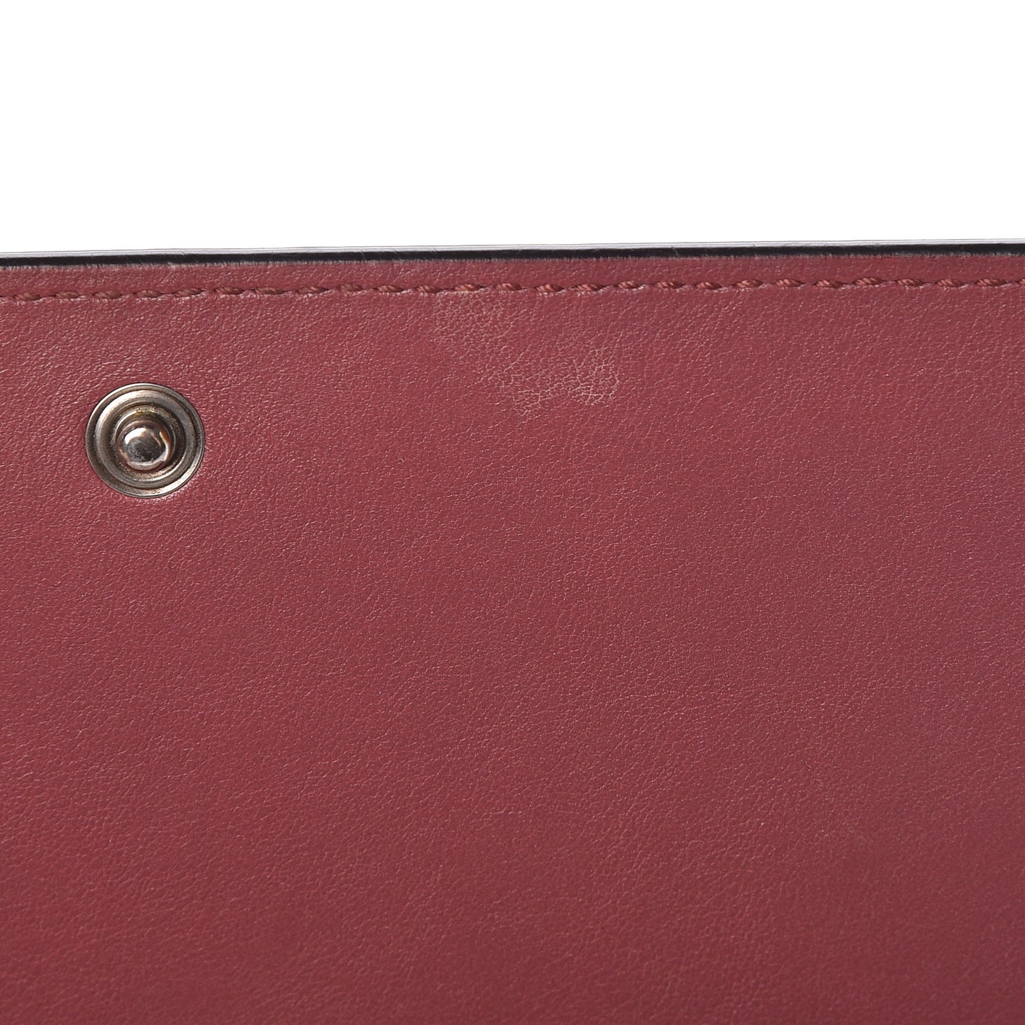 GG Supreme Monogram Blooms Chain Wallet Beige Multicolor Dry Rose