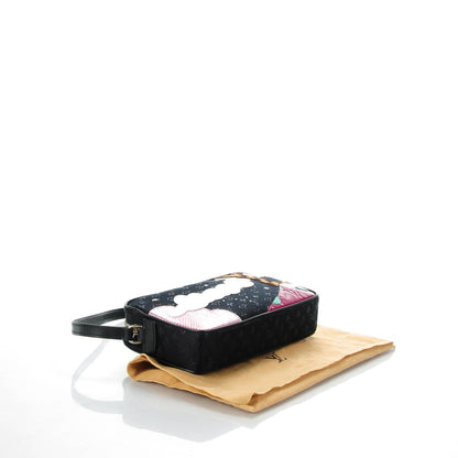 Louis Vuitton Satin Mini Monogram Conte De Fees Pochette Black 4 of 7