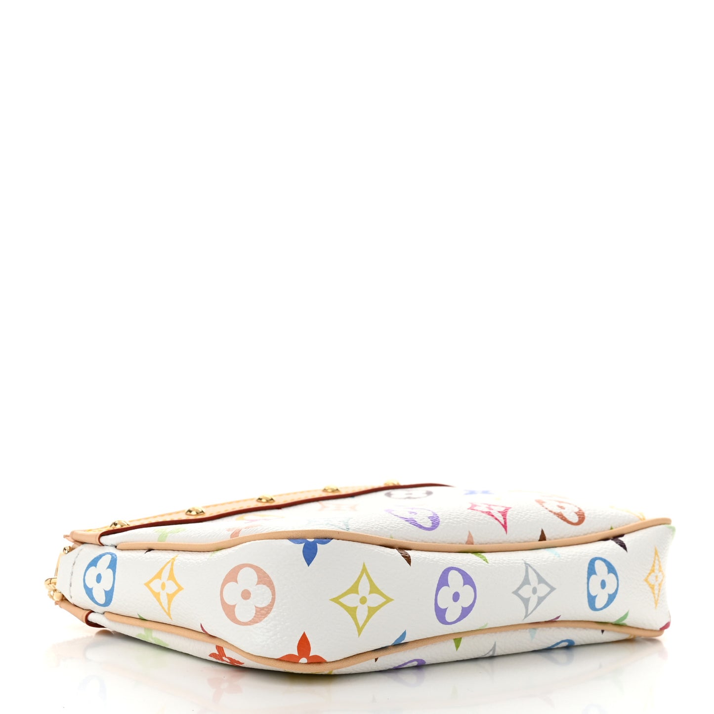 LV X TM Monogram Multicolor Pochette Accessories White