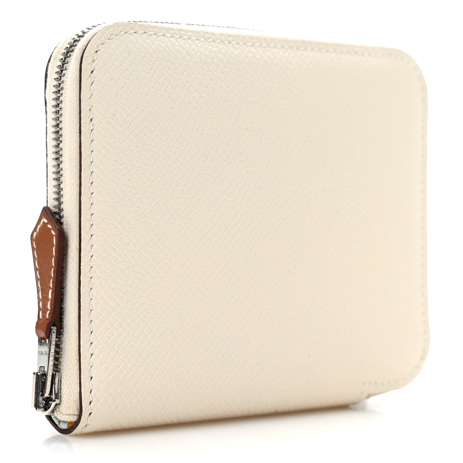 Hermes Epsom Silk'In Compact Wallet Nata 3 of 7