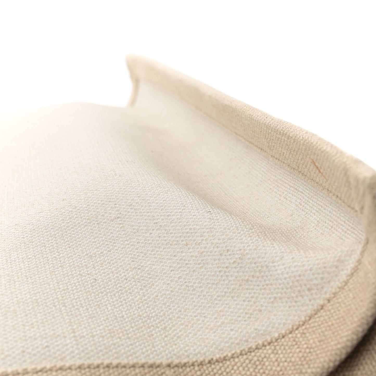 Linen Calfskin Rive Gauche Tote Optic White