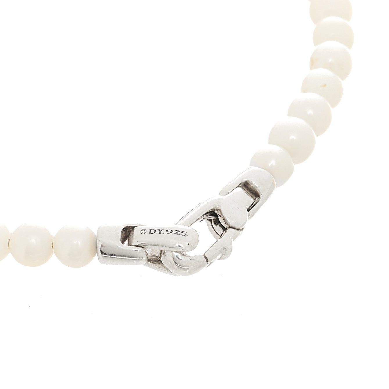 Sterling Silver Pearl 4mm Bijoux Spiritual Beads Bracelet