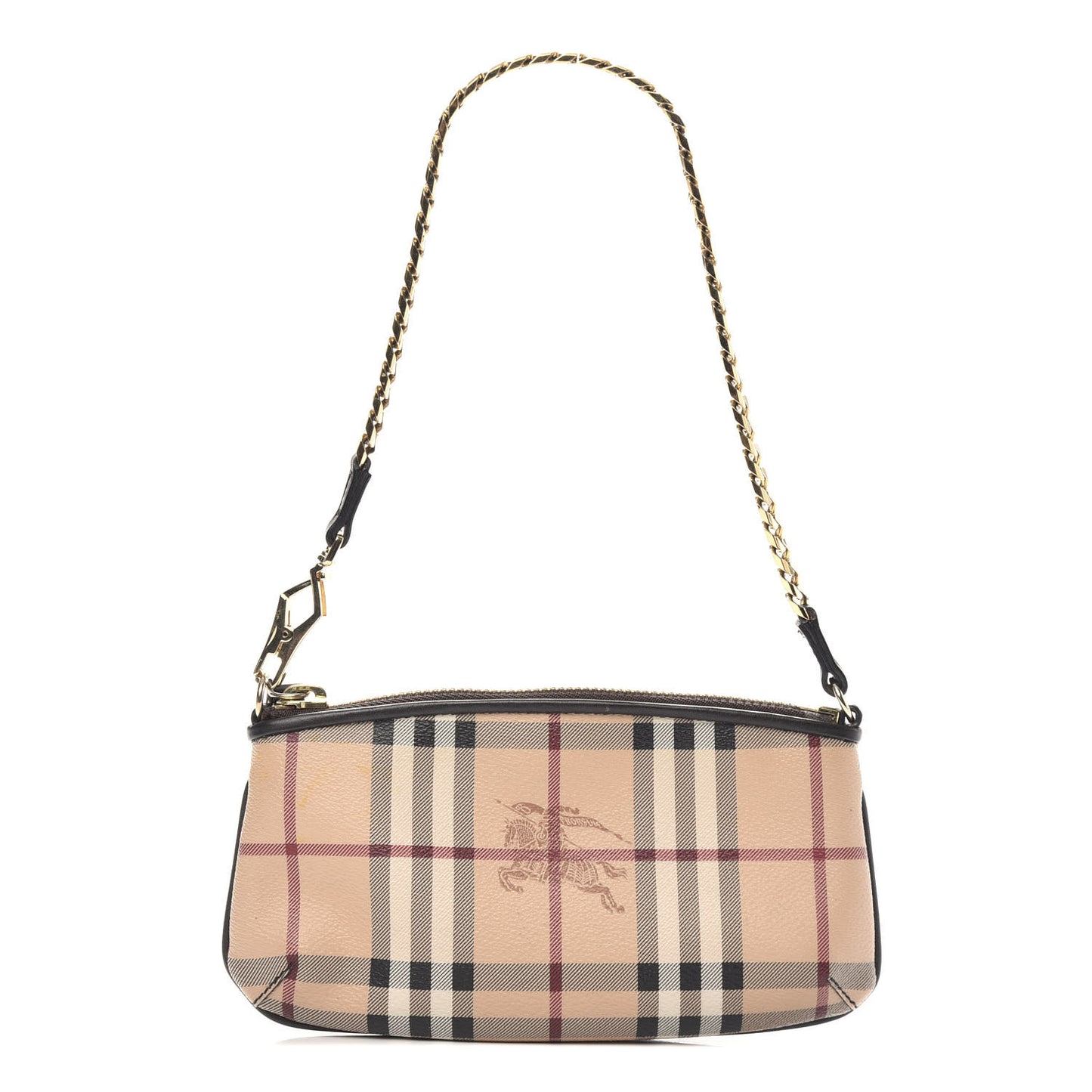 Haymarket Check Clara Pochette Chocolate