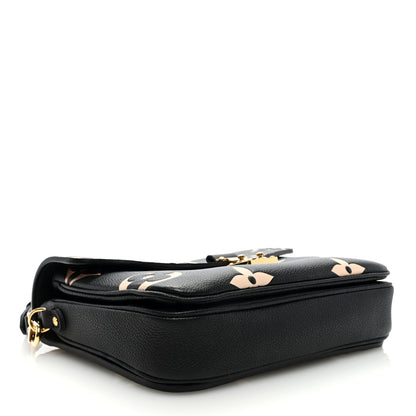Louis Vuitton Empreinte Monogram Giant Pochette Metis Black Beige 4 of 9