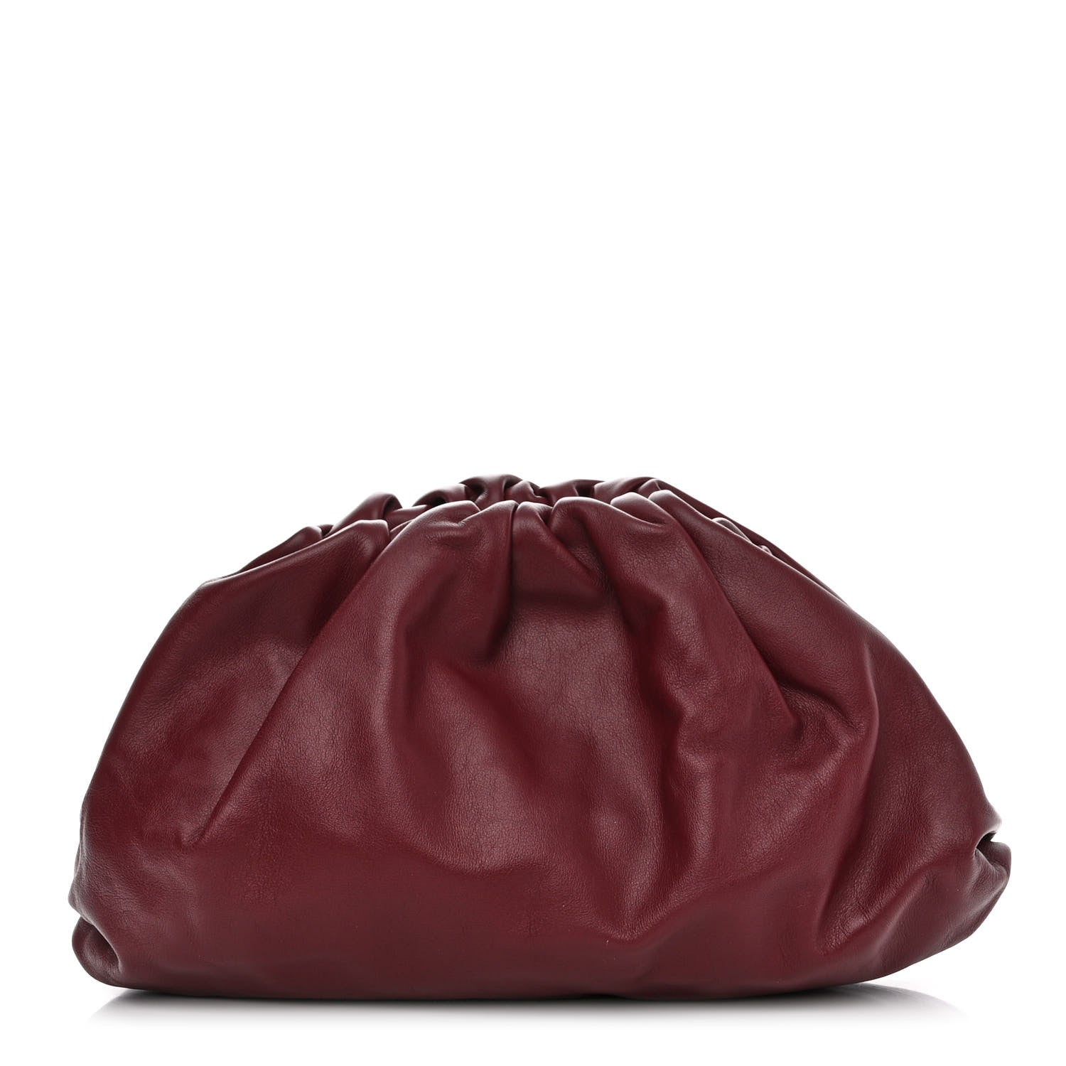 Bottega Veneta Smooth Butter Calf The Pouch Oversized Clutch Bordeaux 1 of 11