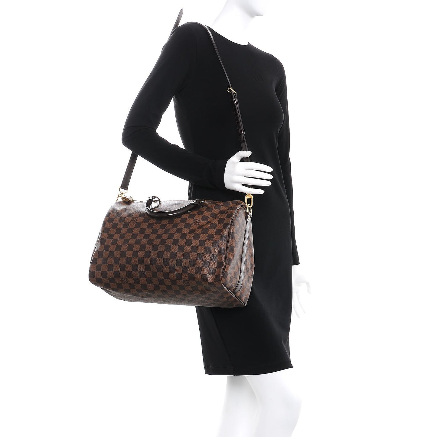 Damier Ebene Speedy Bandouliere 35