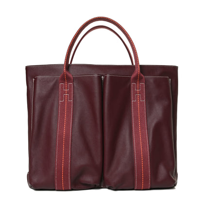 Hermes Swift Canvas Tote Rouge H 1 of 10